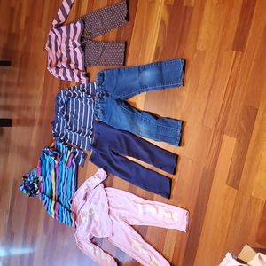 Girls Size 5 Striped Bundle